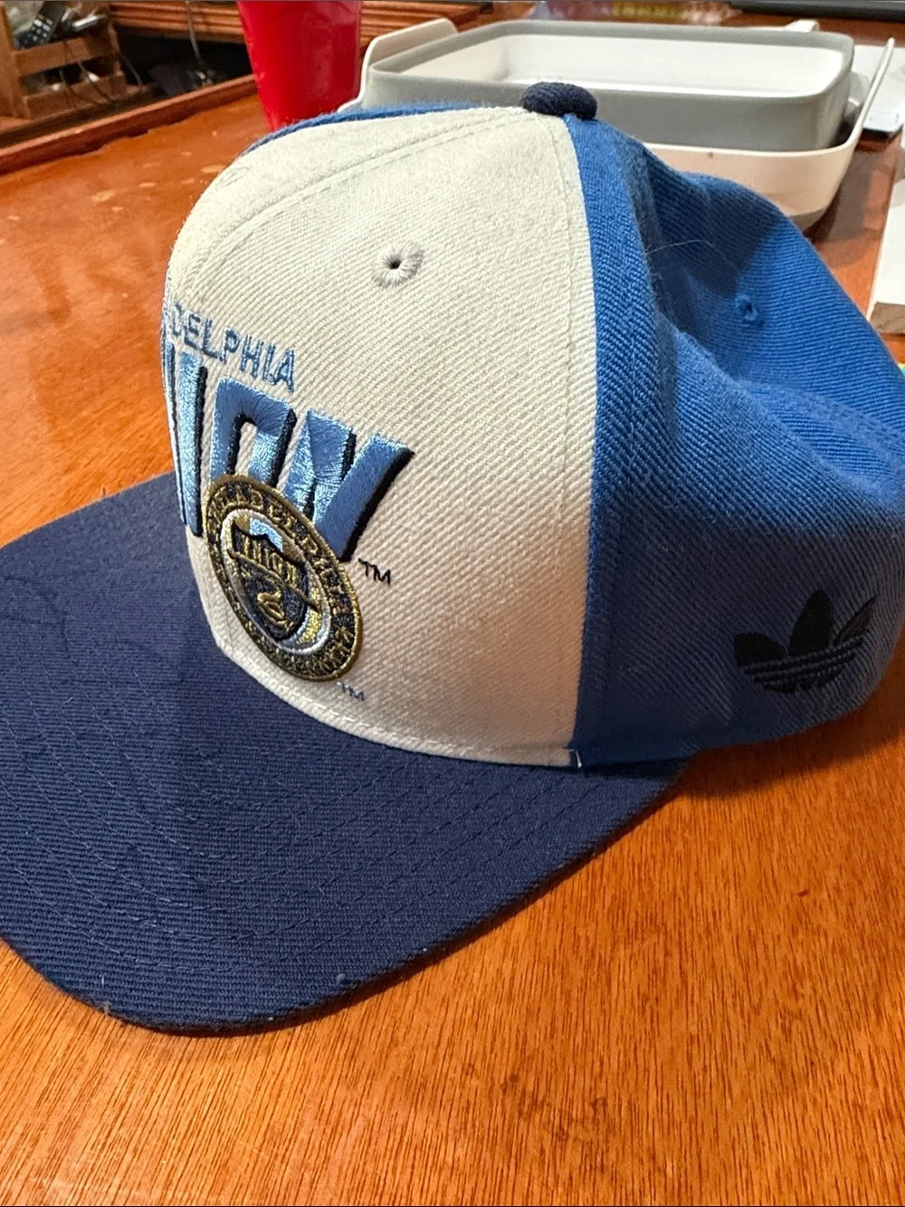 adidas Philadelphia Union Snapback Hat - White & Blue